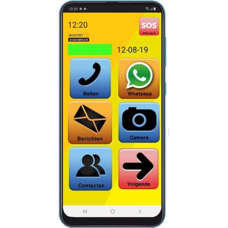 Senioren Smartphone 32 GB (De officiële SeniorenTab op basis van Samsung smartphone)