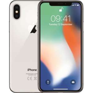 Forza Refurbished Apple iPhone X 64GB Silver | Zo goed als nieuw | A grade | Incl. Twee jaar Garantie