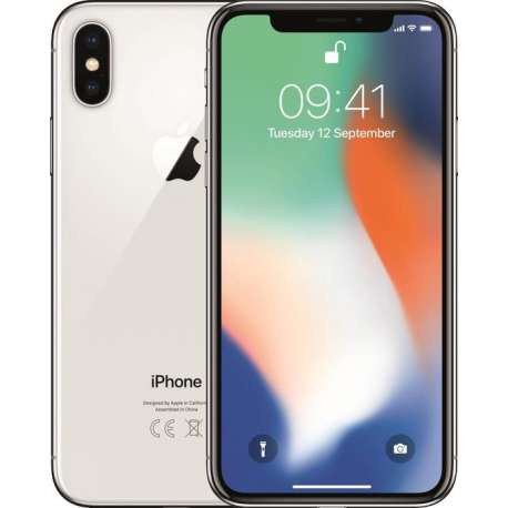 Apple iPhone X - Refurbished door Forza - A grade (Zo goed als nieuw) - 64GB - Zilver