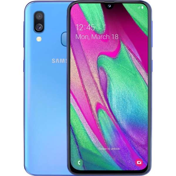 Samsung Galaxy A40 - 64GB - Blauw