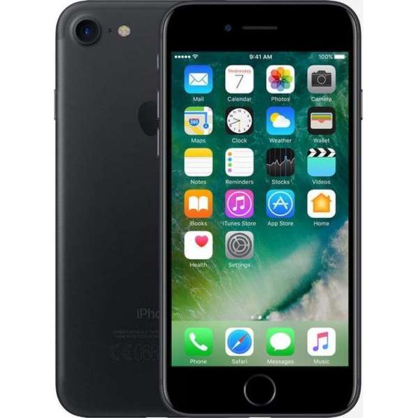 Forza Refurbished Apple smartphone iPhone 7 - 32GB Zwart - B-grade - Licht gebruikt - 2 jaar garantie