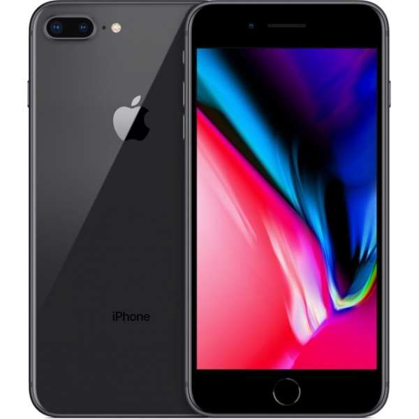 Forza Refurbished Apple iPhone 8 Plus 64GB Space Grey | Licht gebruikt | B grade | Incl. Twee jaar Garantie