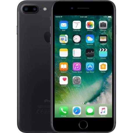 Apple iPhone 7 Plus - Refurbished door Forza - B grade (Lichte gebruikssporen) - 128GB - Zwart