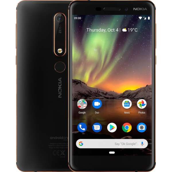 Nokia 6.1 - 32GB - Zwart