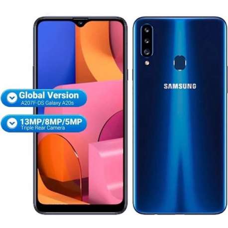 Samsung Galaxy A20S - 32GB - Blauw + Gratis Hoesje + Gratis Screenprotector