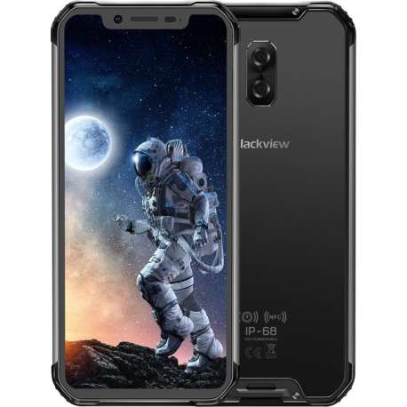 iGET BLACKVIEW GBV9600E smartphone 15,8 cm (6.21'') 4 GB 128 GB Dual SIM 4G Zwart Android 9.0 5580 mAh