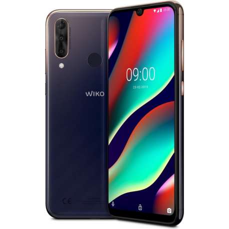 Wiko View 3 Pro - 64+4 GB - Antraciet Blauw/Goud