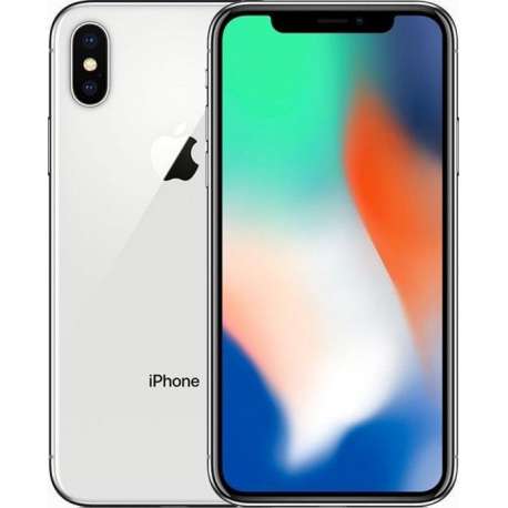 Apple iPhone X - Refurbished door Forza - B grade (Lichte gebruikssporen) - 64GB - Zilver