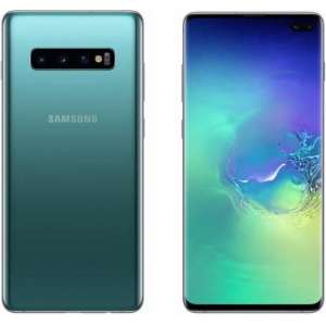 Samsung Galaxy S10 + 128 GB groen prisma