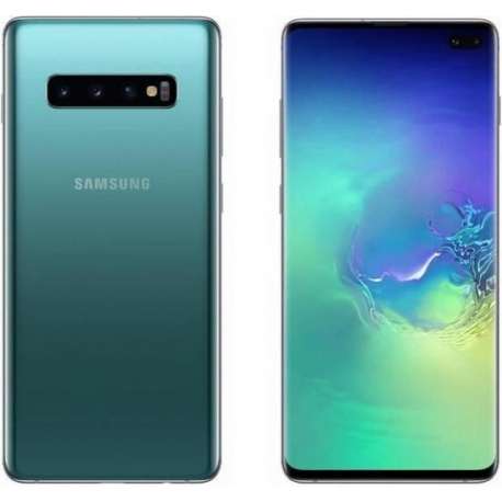 Samsung Galaxy S10 + 128 GB groen prisma