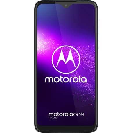 Motorola One Macro Dual-Sim blauw 64GB