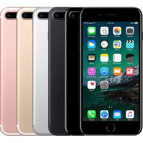 Apple iPhone 7 Plus - Refurbished door Leapp - B grade (Lichte gebruikssporen) - 32GB - Zwart