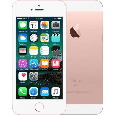 Apple iPhone SE 2016 - 16 GB - Rosegoud - Refurbished door leapp -  A-grade