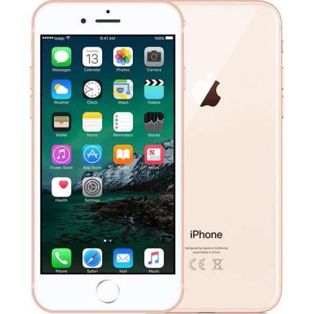 Apple iPhone 8 - Refurbished door Leapp - B grade (Lichte gebruikssporen) - 256GB - Goud