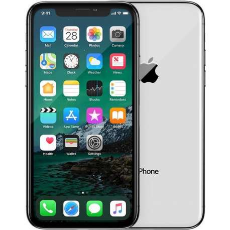 Apple iPhone X - Refurbished door Leapp - C grade (Zichtbare gebruikssporen) - 64GB - Zwart