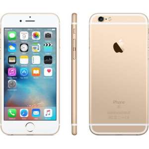 Refurbished Apple iPhone 6S 128GB goud 5 stars