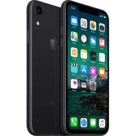 Apple iPhone Xr - Refurbished door Leapp - B grade (Lichte gebruikssporen) - 64GB - Zwart