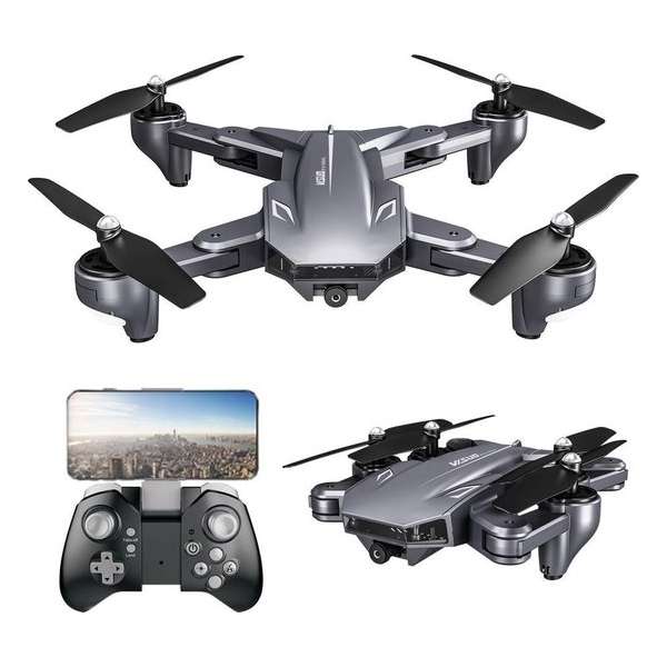 Visuo XS816 Wifi Drone met 4K HD Camera - 2 Accu's, 40 minuten vliegtijd