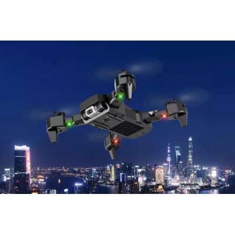 Drone met 4K met dubbele camera - Video in beschrijving - wifi - volgsysteem - LED lights - geleverd in hard-case koffer