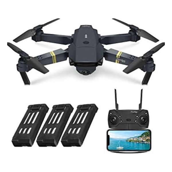 Pocket drone met Camera - Full HD Dual Camera - Wifi FPV - Foto - Video - Quadcopter - Fly more combo - 30 minuten vliegtijd