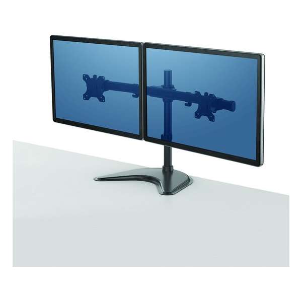 Fellowes Monitorarm dubbel 2 schermen vrijstaand 81.3 cm, 32 inch, zwart