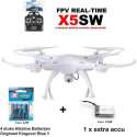 Syma X5SW + extra accu en batterijen - Wit