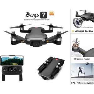 4k Ultra HD Camera Drone quadcopter - Burshless motoren - Bugs 7 MJX- GPS/follow me/terug keer systeem