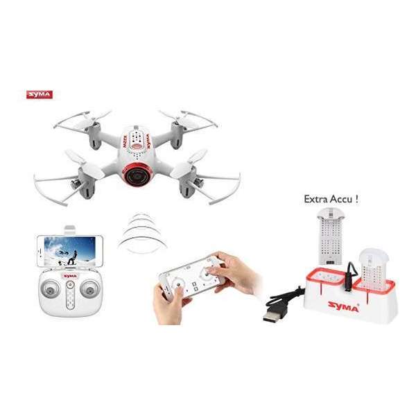 Syma X22W live HD Camera fpv mini drone |app control functie | Nú met Extra ACCU