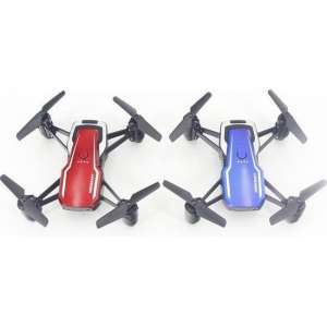 Anti-fly F24 drone set van 2 Stuks Rood en Blauw 2.4GHz met 6-Axis Gyro