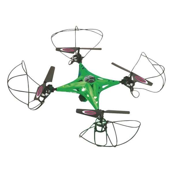 R/C-Drone CamAlu 4+5-Kanaals RTF / Foto / Video / Gyro Inside / Met Verlichting / 360 Draaibaar / FPV 2.4 GHz Control Groen