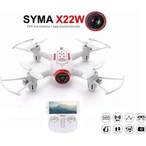 Syma X22W FPV live Camera Drone +app control functie -wit