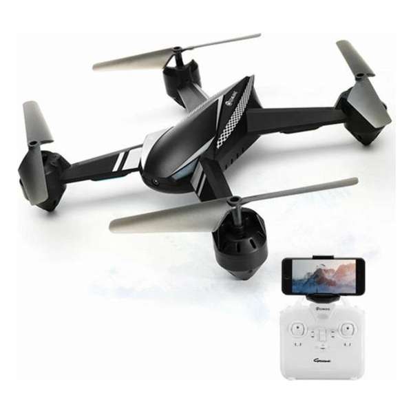 720P HD Camera Twee accu's Drone - Zwart