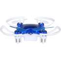 Mini Drone - 2.4Ghz Kanaal - Quadcopter Drone - Mini Drone voor binnen - LED Verlichting - Blauw