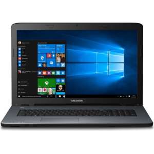 MEDION AKOYA P7653-i5-256F8 1.6GHz i5-8250U 17.3'' 1920 x 1080Pixels Antraciet Notebook