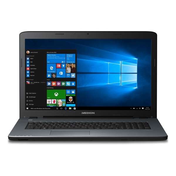 MEDION AKOYA P7653-i5-256F8 1.6GHz i5-8250U 17.3'' 1920 x 1080Pixels Antraciet Notebook