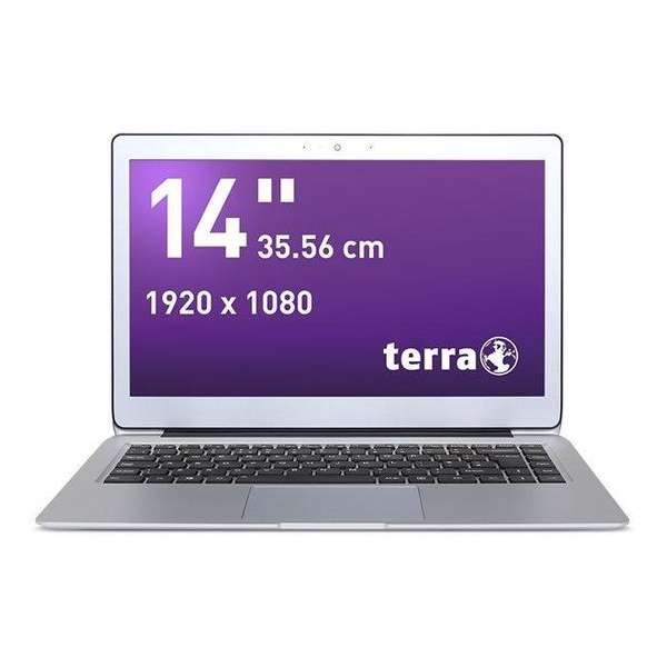 Terra Mobile 1460P 14" Full-HD laptop, i5-8200Y, 8GB, 256GB SSD, Windows 10