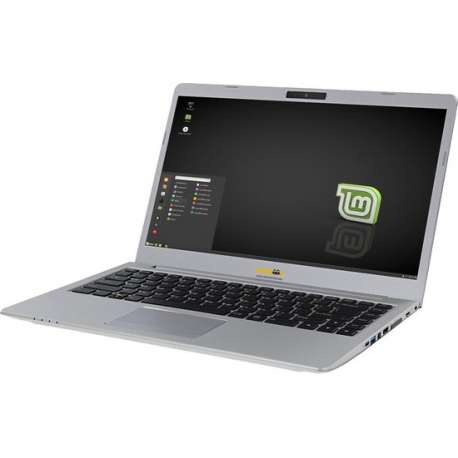 Linux-mint Privacy Notebook 14" Metal shell qwerty + handleidingsboek