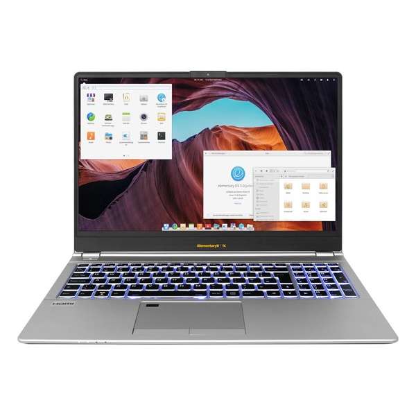 Elementary OS Privacy Metalen notebook 15.6" Full HD IPS-scherm QWERTY