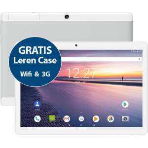 Tablet Sensation P10 10.1 inch Quad Core 16GB MTK6580 & GPS functie + 3G dual sim + Gratis Leren Beschermhoes + Android 8.1