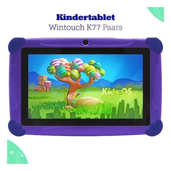 Kindertablet vanaf 4 jaar - 7inch - Kinder tablet - Paars