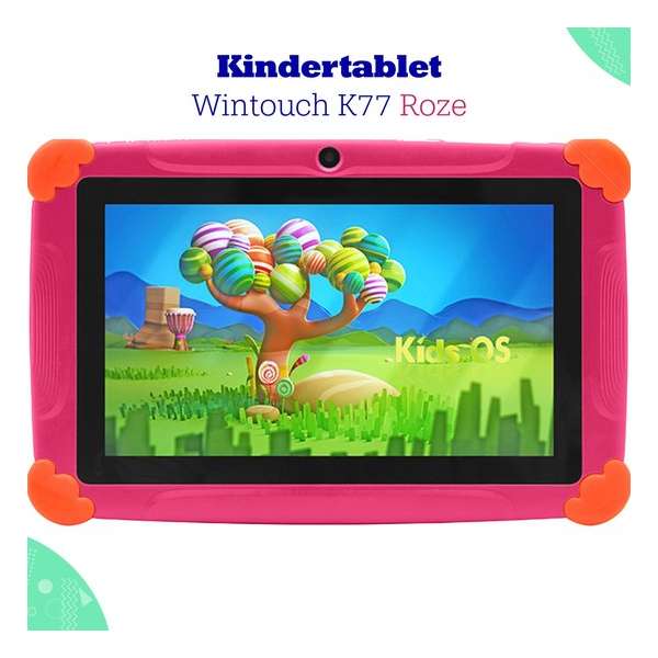 Kindertablet vanaf 3 jaar - 7inch - Kinder tablet - Roze