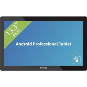 Ermeco 13.3 inch tablet met Android 6 voor Professioneel 24/7 gebruik |  Touchscreen | 2GB RAM | 8 GB Flash