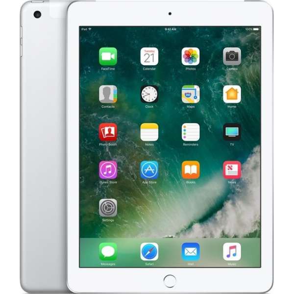 Apple iPad (2017) - 9.7 inch - WiFi + Cellular (4G) - 128GB - Zilver