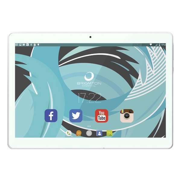 Brigmton BTPC-1023OC4G-B tablet 25,4 cm (10'') Mediatek 2 GB 32 GB Wi-Fi 4 (802.11n) 4G LTE Wit Android 6.0