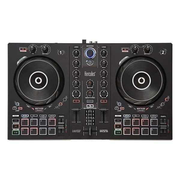 Hercules DJControl Inpulse 300 - DJ controller - Zwart