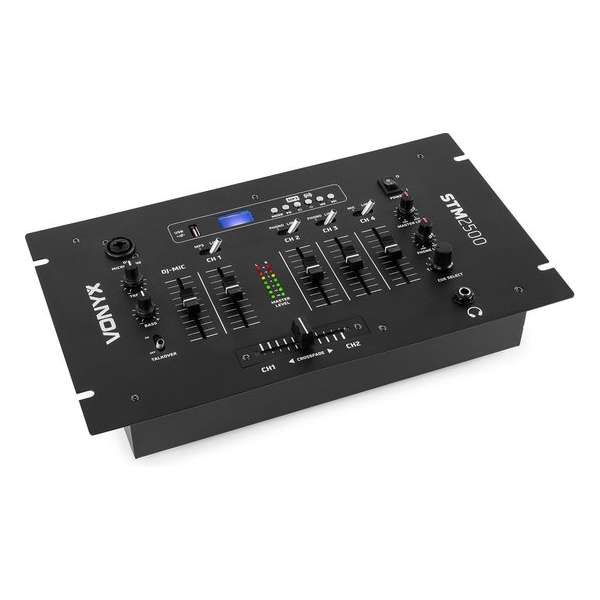 Vonyx STM2500 5-Kanaals Mixer USB/MP3 met Bluetooth