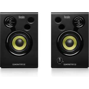 Hercules DJMONITOR 32 - DJ speakerset - Zwart