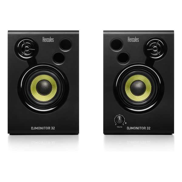 Hercules DJMONITOR 32 - DJ speakerset - Zwart