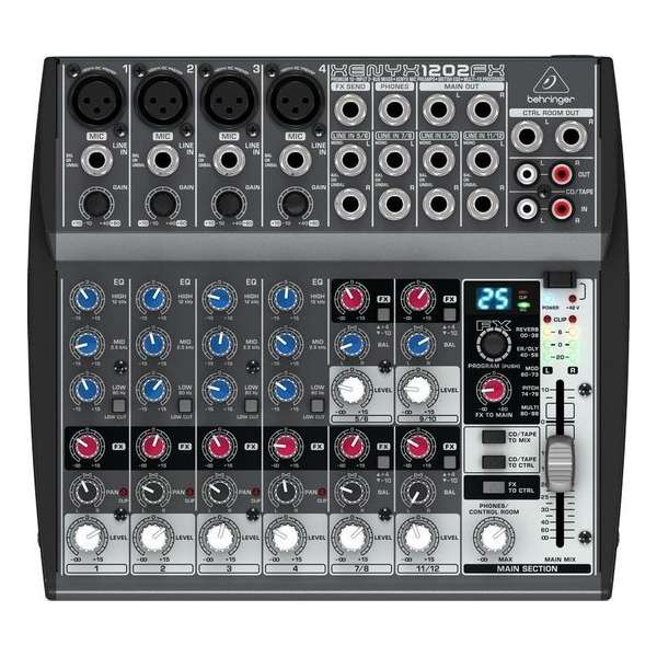 Behringer 1202FX Zilver mengpaneel