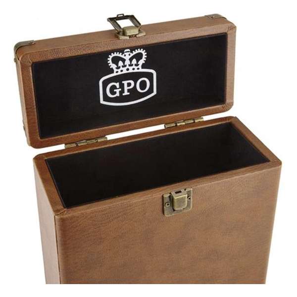 GPO CASE12BRO 12'' vinyl opbergkoffer